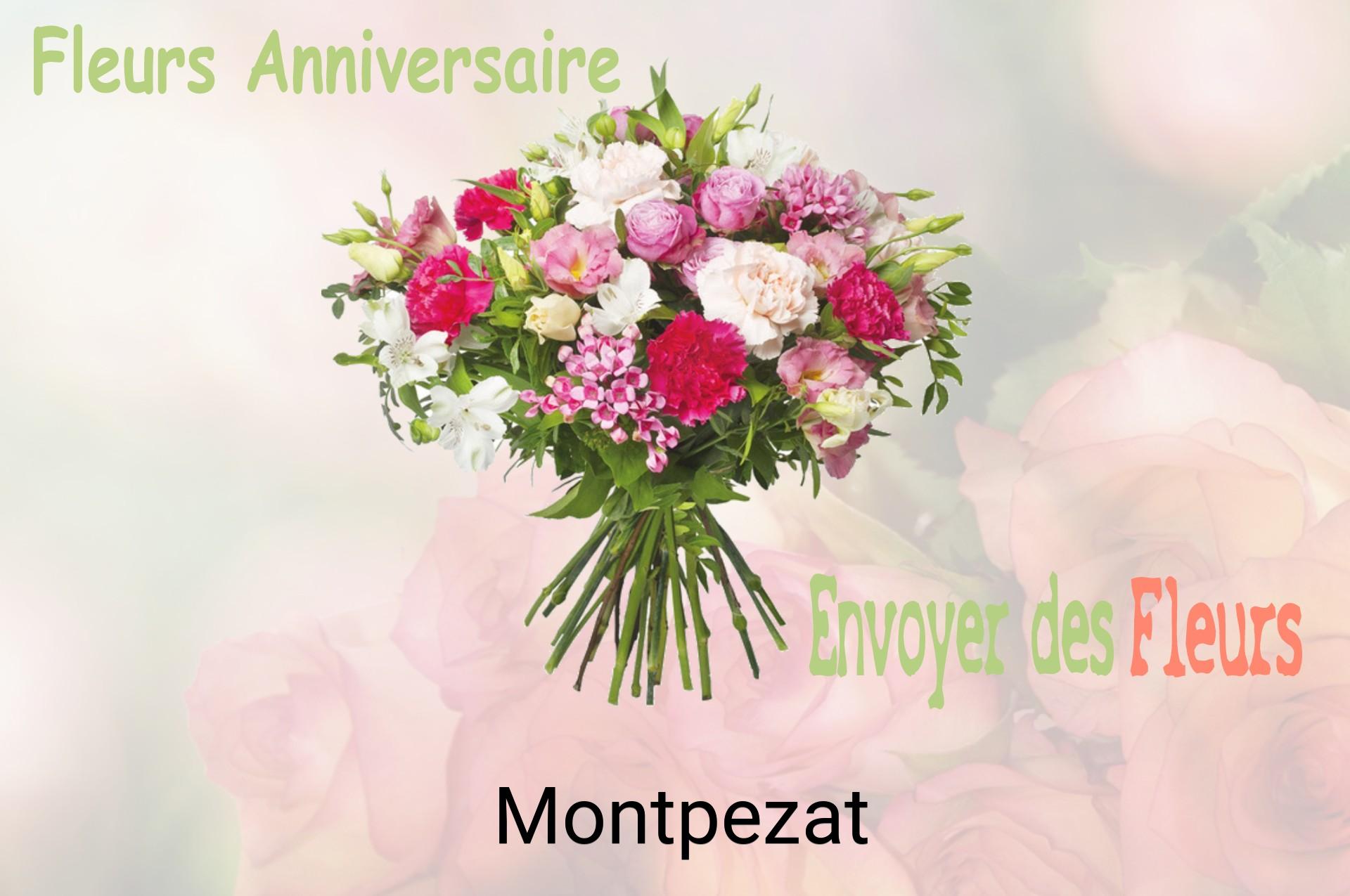 Bouquet de fleurs d’anniversaire livré à Montpezat